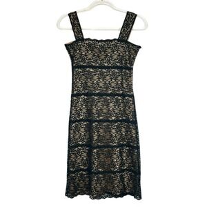 Caroll Paris Women's Lined Black Lace Dress Size US 4/36 FR $120 New
